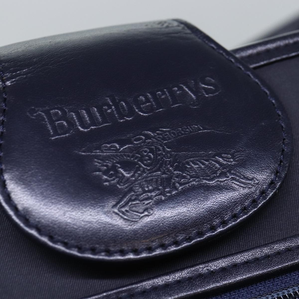 Burberry Navy Synthetic Shoulder Bag (Pre-Owned) Size ONE SIZE - 8 Thumbnail