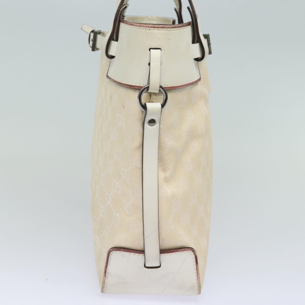 Gucci Gg Canvas Beige Canvas Tote Bag (Pre-Owned) Size ONE SIZE - 3 Thumbnail