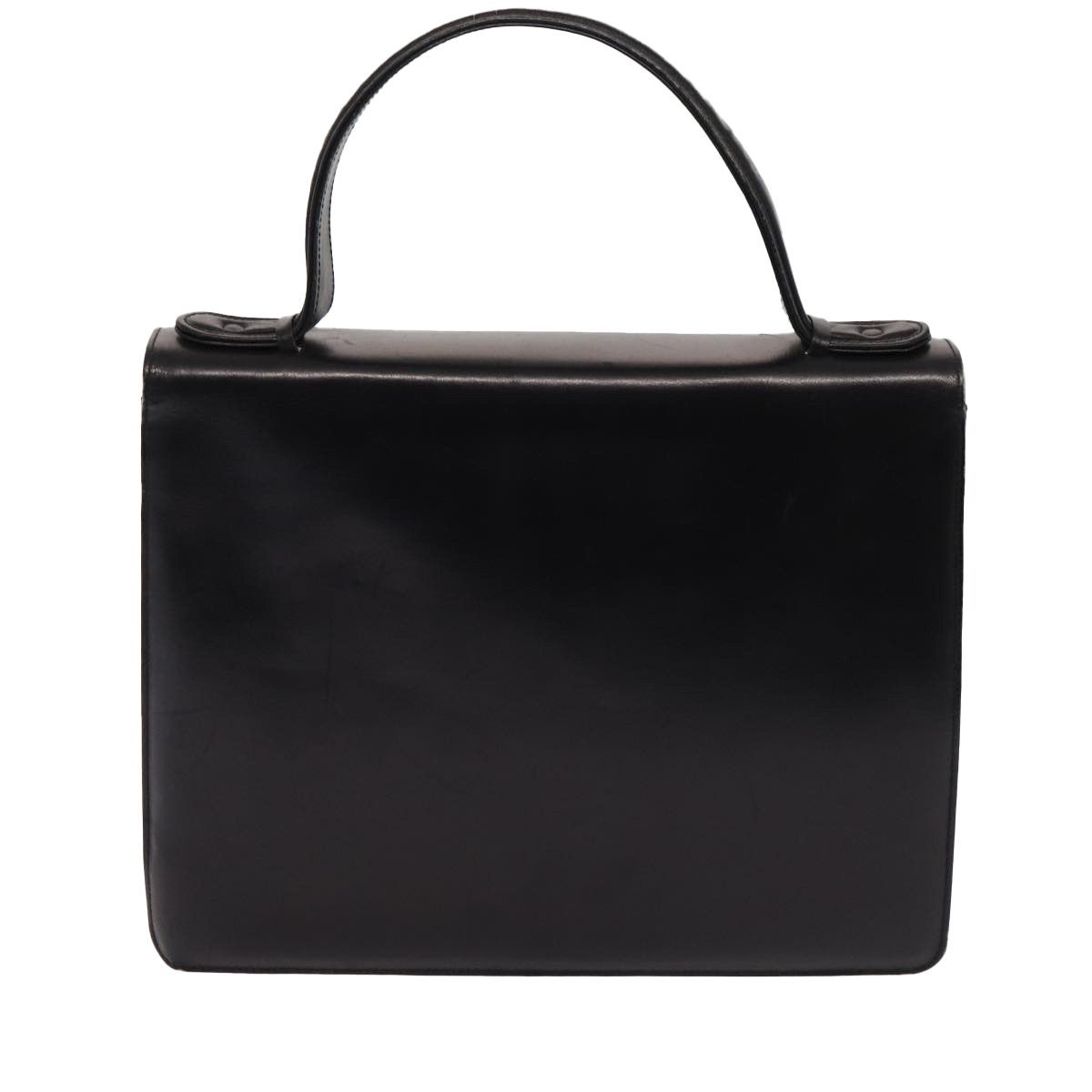 Salvatore Ferragamo Gancini Black Leather Handbag (Pre-Owned) Size ONE SIZE - 2 Thumbnail