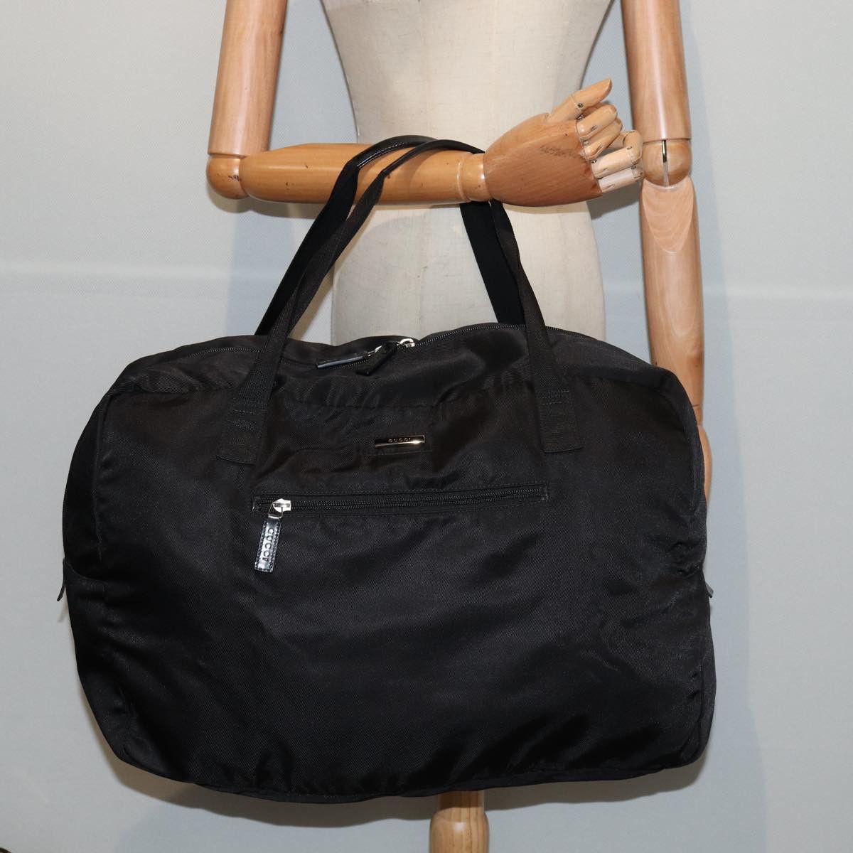 Gucci -- Black Synthetic Travel Bag (Pre-Owned) Size ONE SIZE - 7 Thumbnail