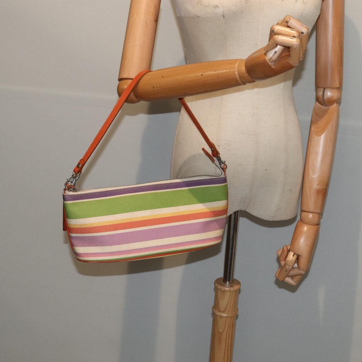 Burberry Blue Label Multicolour Canvas Handbag (Pre-Owned) Size ONE SIZE - 9 Thumbnail