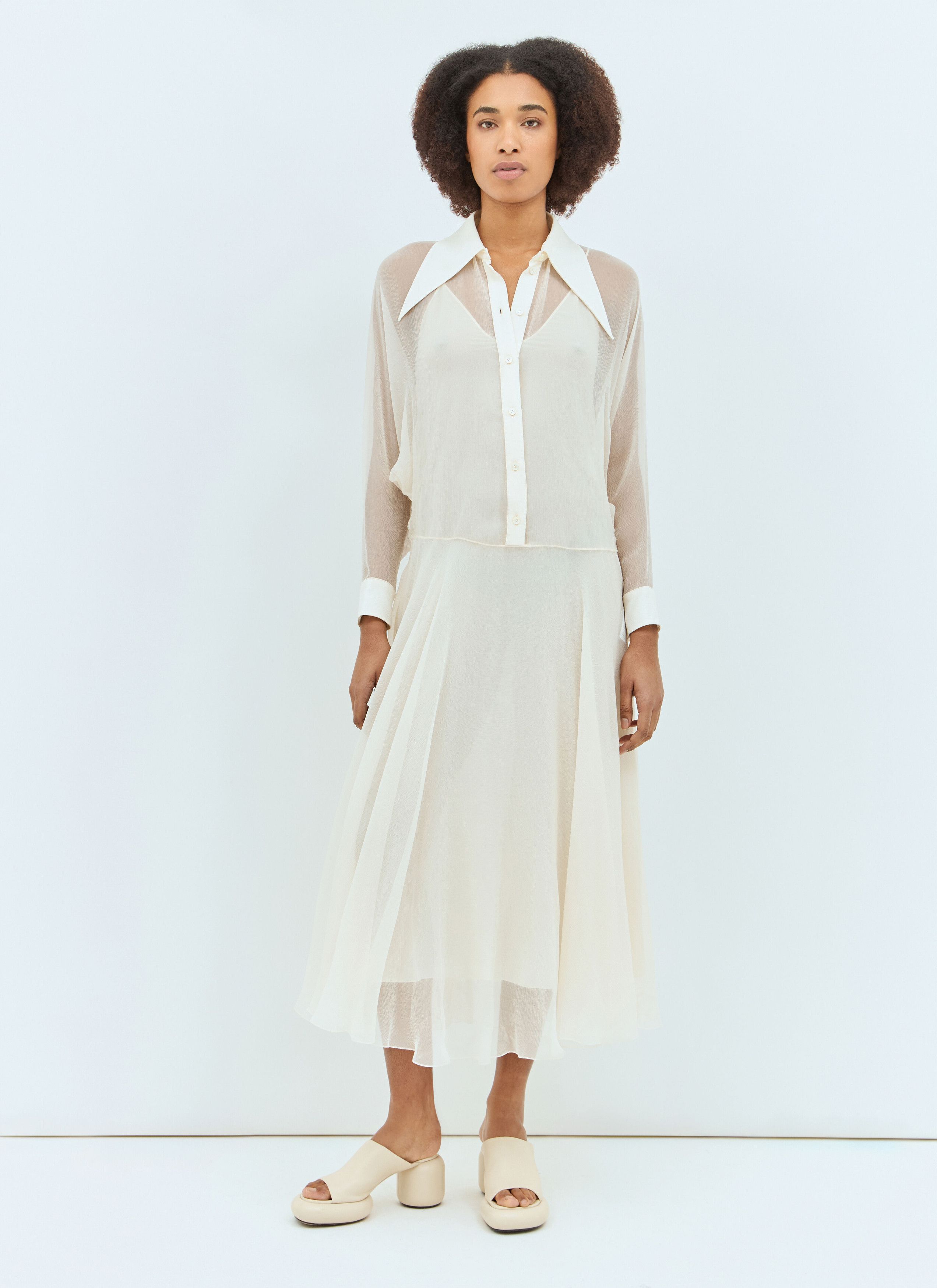 Chloe Silk Shirt Dress Size XS / US 0-2 / IT 36-38 - 2 Thumbnail