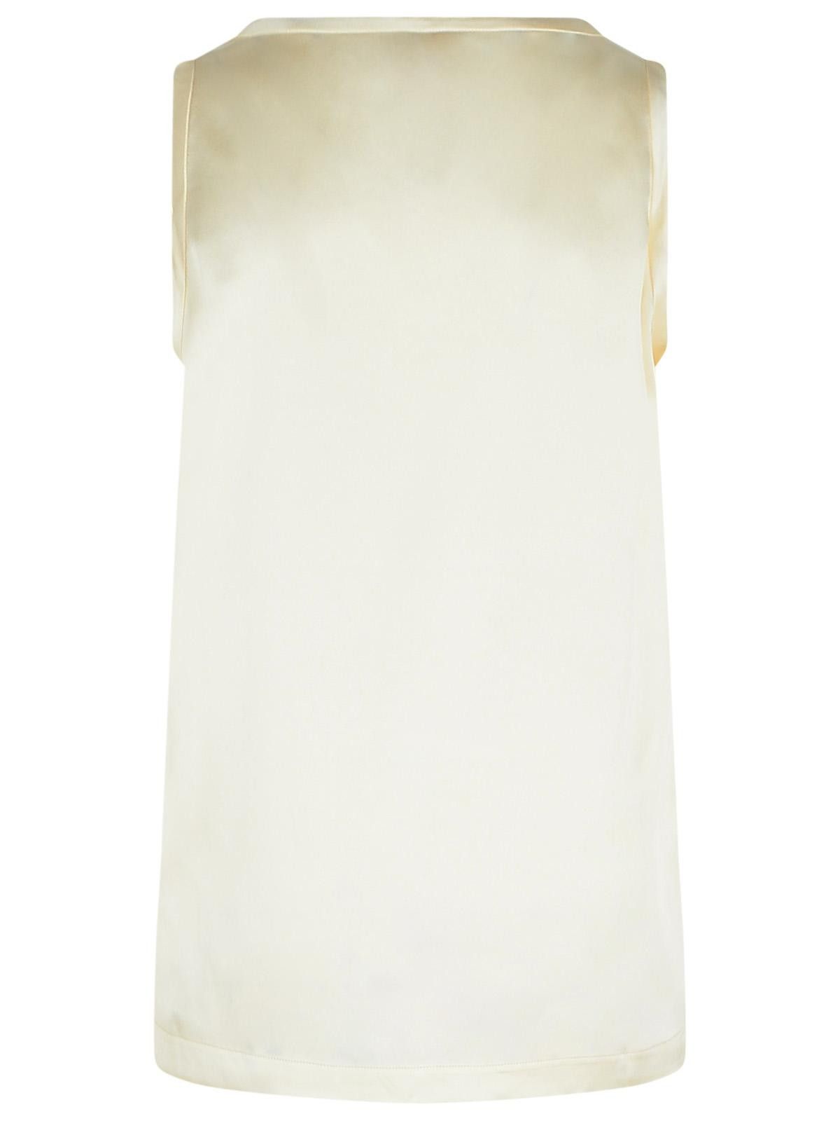 Lisa Yang LISA YANG 'Scoop' Ivory Silk Tank Top Size XS / US 0-2 / IT 36-38 - 3 Thumbnail