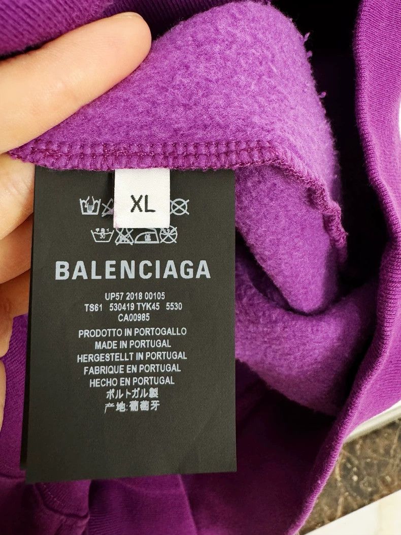 Balenciaga balenciaga logo black hoodie -DMC Size US XL / EU 56 / 4 - 4 Thumbnail