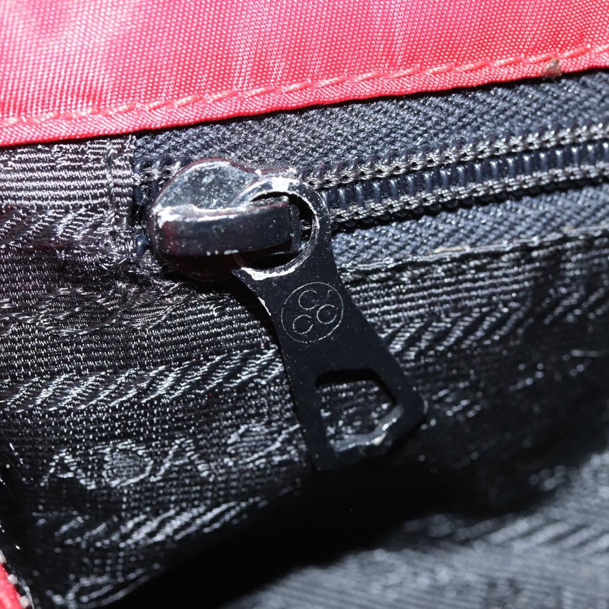 Prada Tessuto Red Synthetic Clutch Bag (Pre-Owned) Size ONE SIZE - 19 Thumbnail