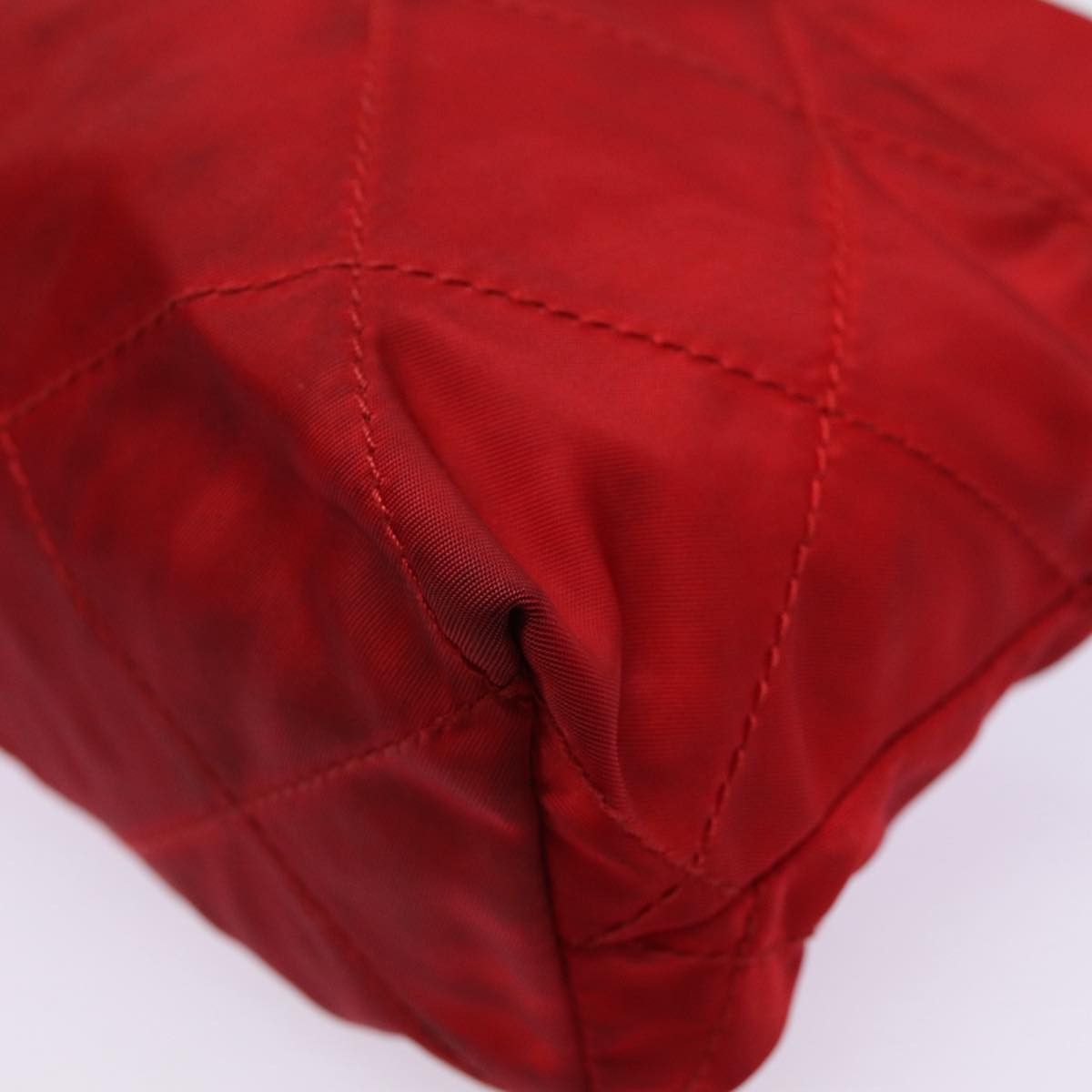 Prada Tessuto Red Synthetic Clutch Bag (Pre-Owned) Size ONE SIZE - 11 Thumbnail