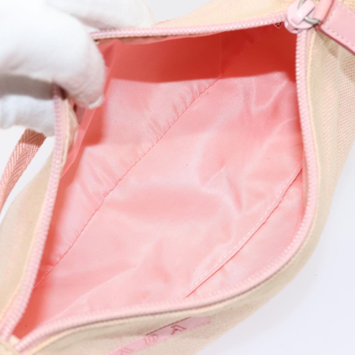 Prada Sports Pink Canvas Clutch Bag (Pre-Owned) Size ONE SIZE - 6 Thumbnail