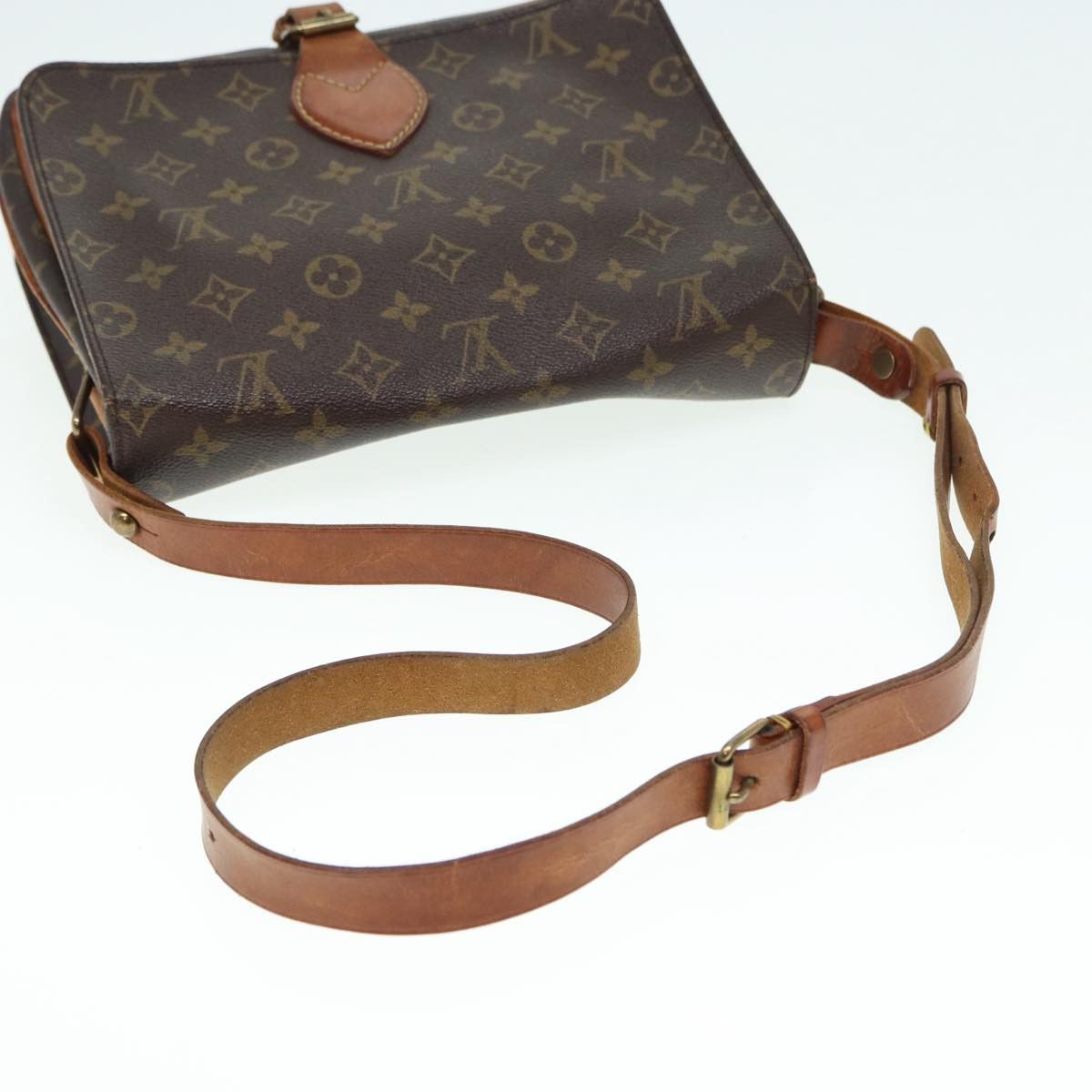 Louis Vuitton Cartouchiere Brown Canvas Shoulder Bag (Pre-Owned) Size ONE SIZE - 12 Thumbnail