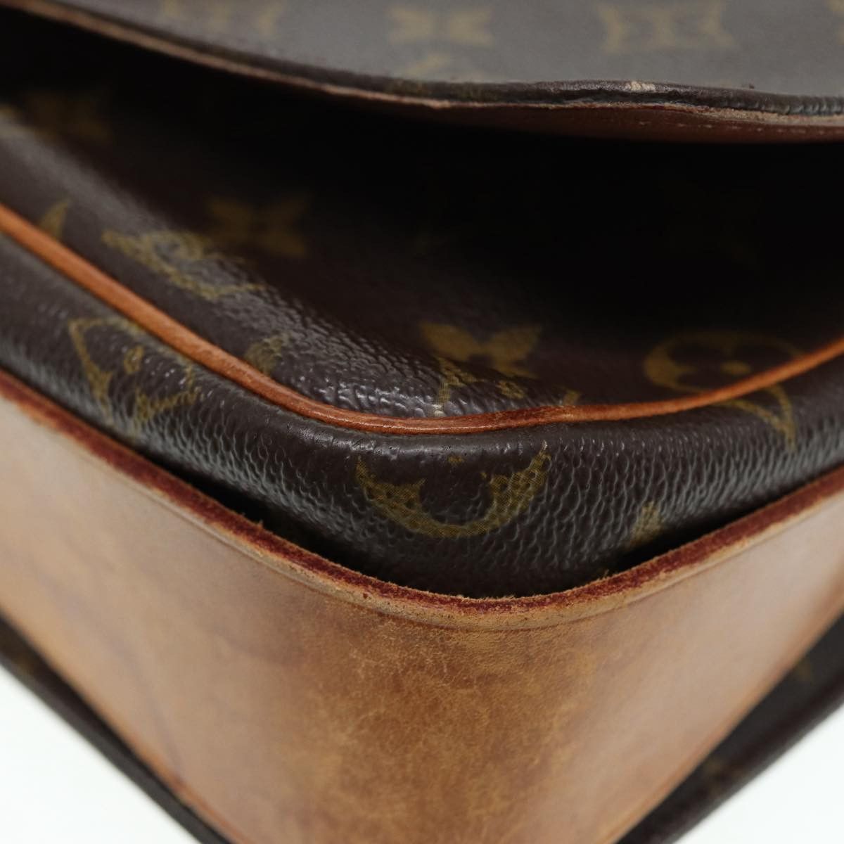 Louis Vuitton Cartouchiere Brown Canvas Shoulder Bag (Pre-Owned) Size ONE SIZE - 10 Thumbnail