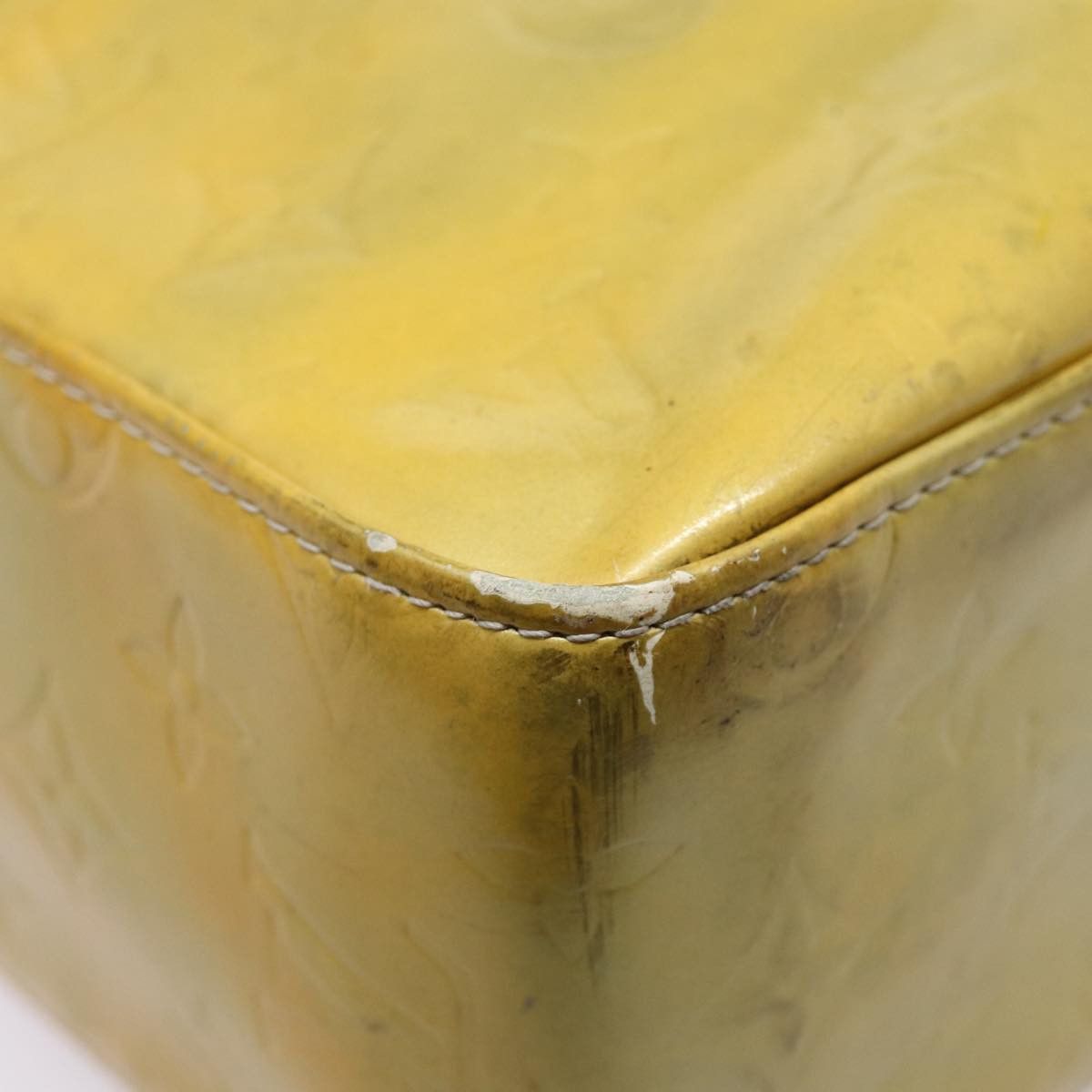 Louis Vuitton Columbus Yellow Patent Leather Tote Bag (Pre-Owned) Size ONE SIZE - 5 Thumbnail