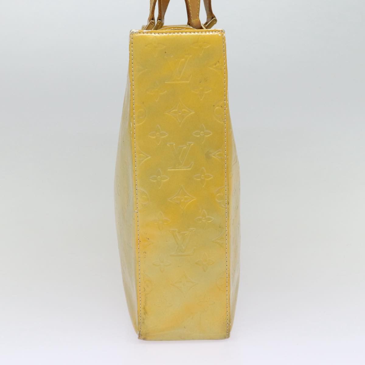 Louis Vuitton Columbus Yellow Patent Leather Tote Bag (Pre-Owned) Size ONE SIZE - 3 Thumbnail