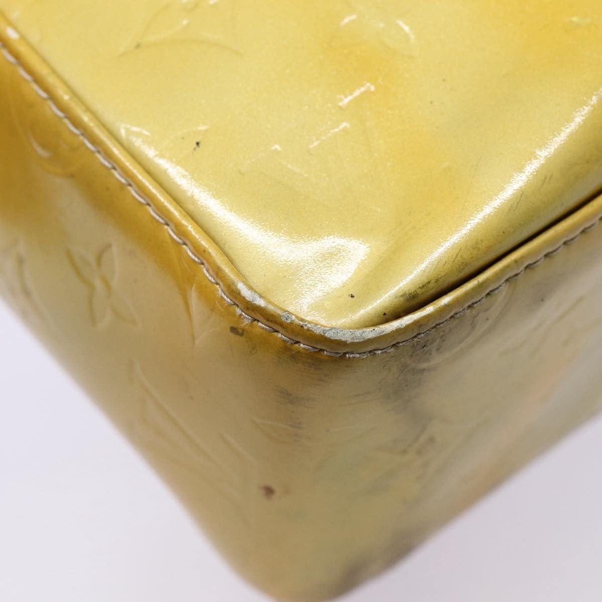 Louis Vuitton Columbus Yellow Patent Leather Tote Bag (Pre-Owned) Size ONE SIZE - 13 Thumbnail