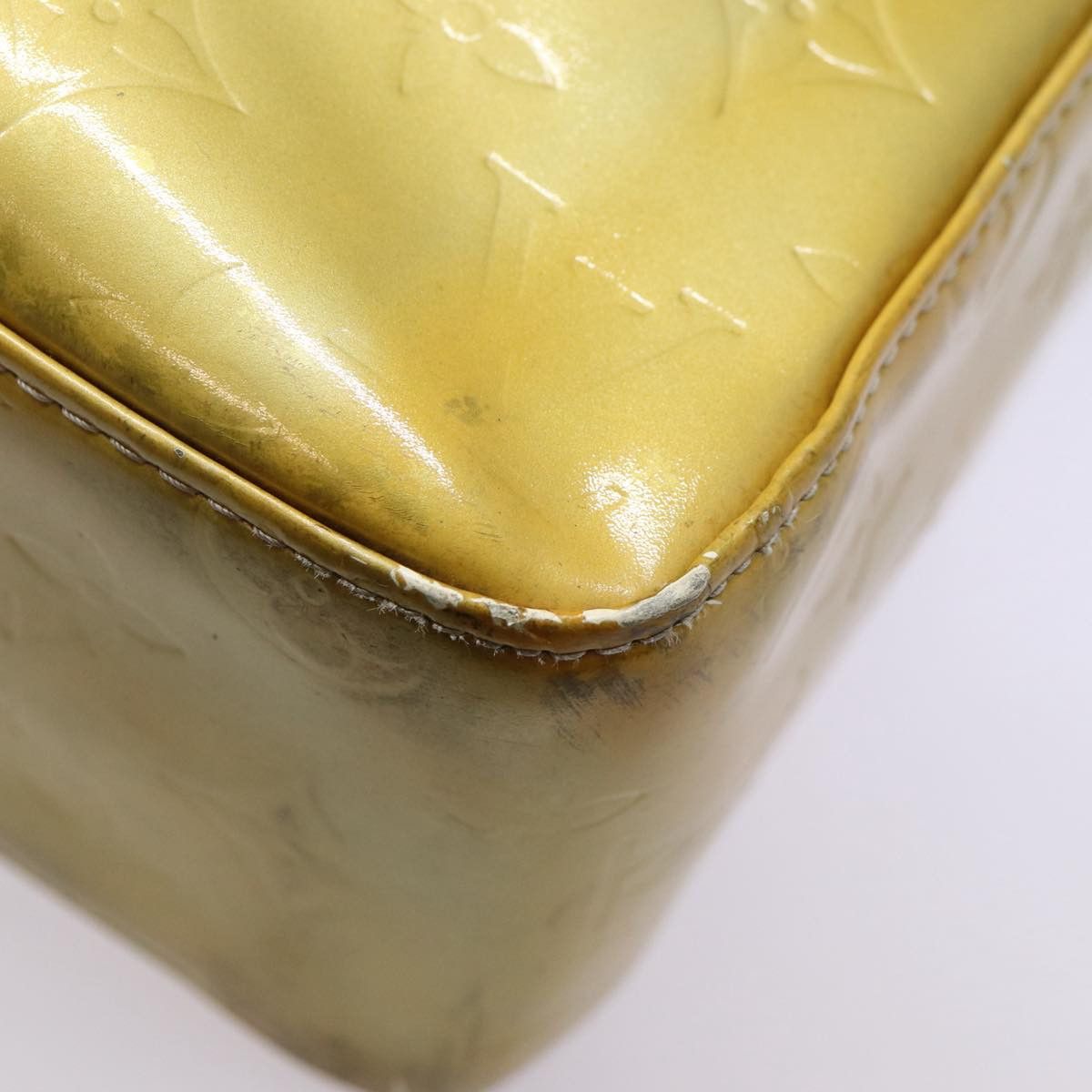 Louis Vuitton Columbus Yellow Patent Leather Tote Bag (Pre-Owned) Size ONE SIZE - 10 Thumbnail