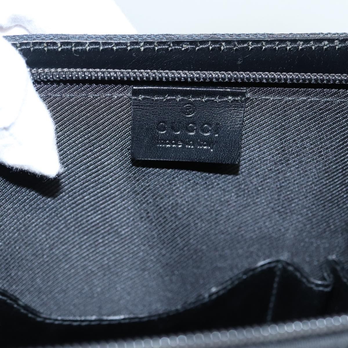 Gucci Gg Canvas Black Canvas Handbag (Pre-Owned) Size ONE SIZE - 13 Thumbnail
