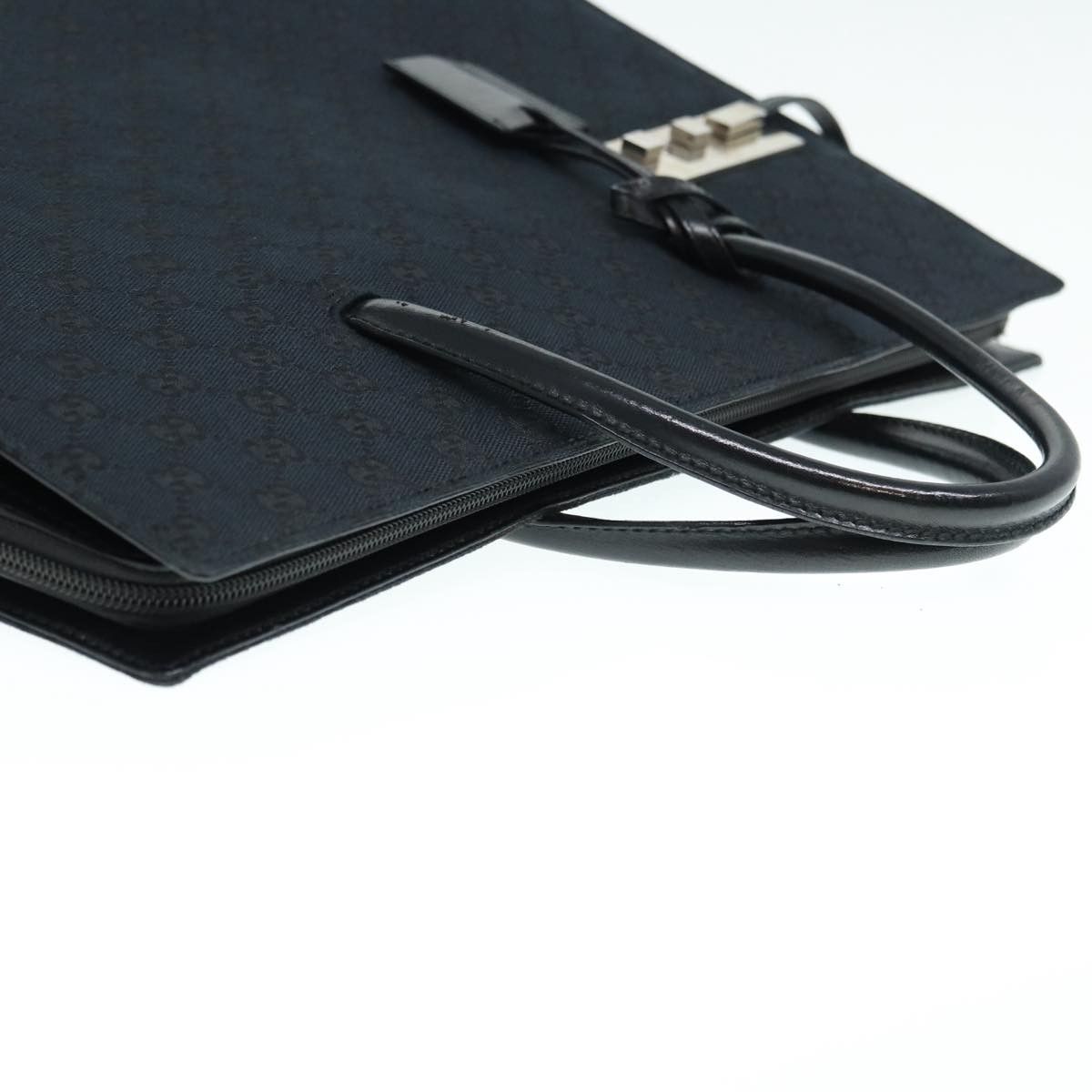 Gucci Gg Canvas Black Canvas Handbag (Pre-Owned) Size ONE SIZE - 5 Thumbnail