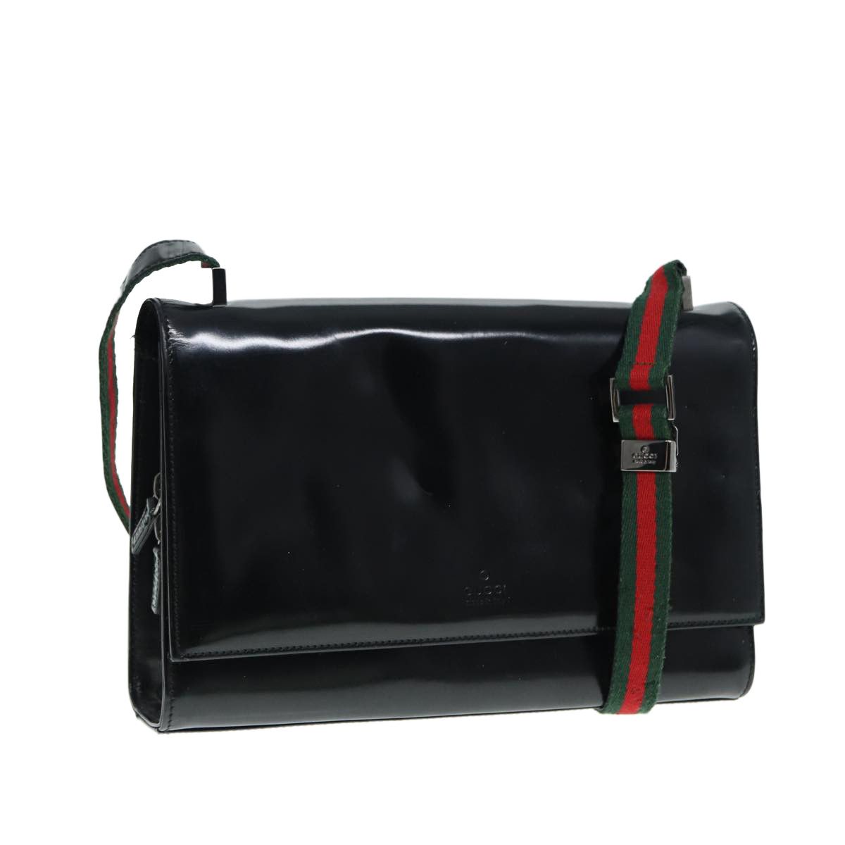 Gucci Black Patent Leather Shoulder Bag (Pre-Owned) Size ONE SIZE - 19 Thumbnail