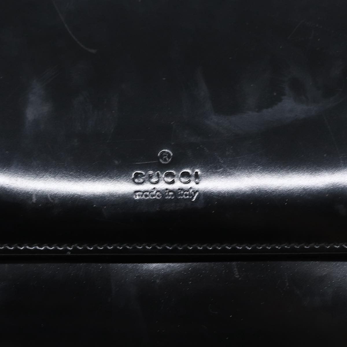 Gucci Black Patent Leather Shoulder Bag (Pre-Owned) Size ONE SIZE - 9 Thumbnail