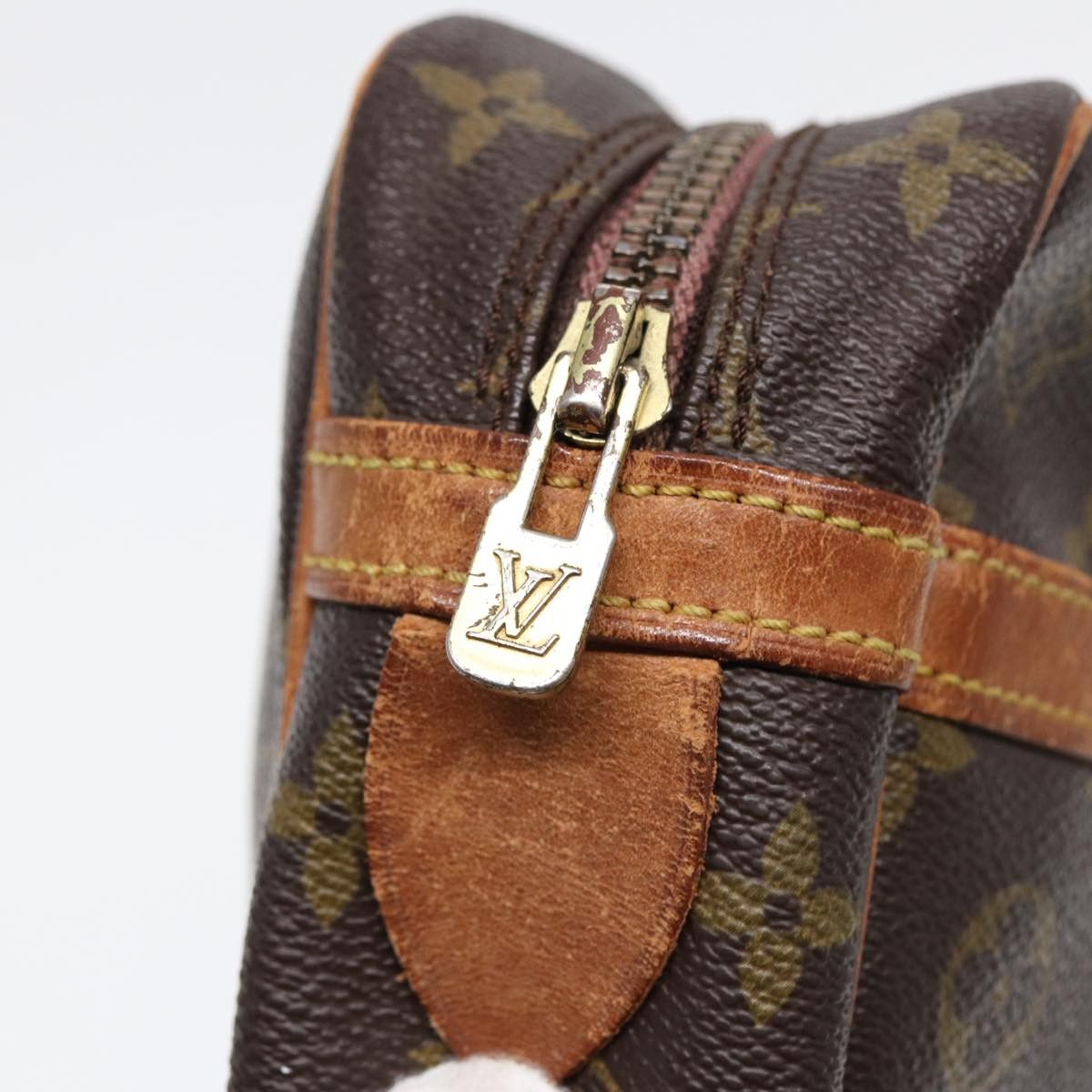 Louis Vuitton Compiegne 28 Brown Canvas Clutch Bag (Pre-Owned) Size ONE SIZE - 9 Thumbnail