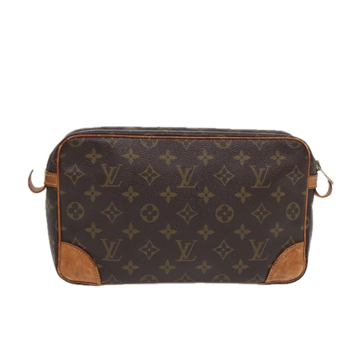 Louis Vuitton Compiegne 28 Brown Canvas Clutch Bag (Pre-Owned) Size ONE SIZE - 2 Thumbnail