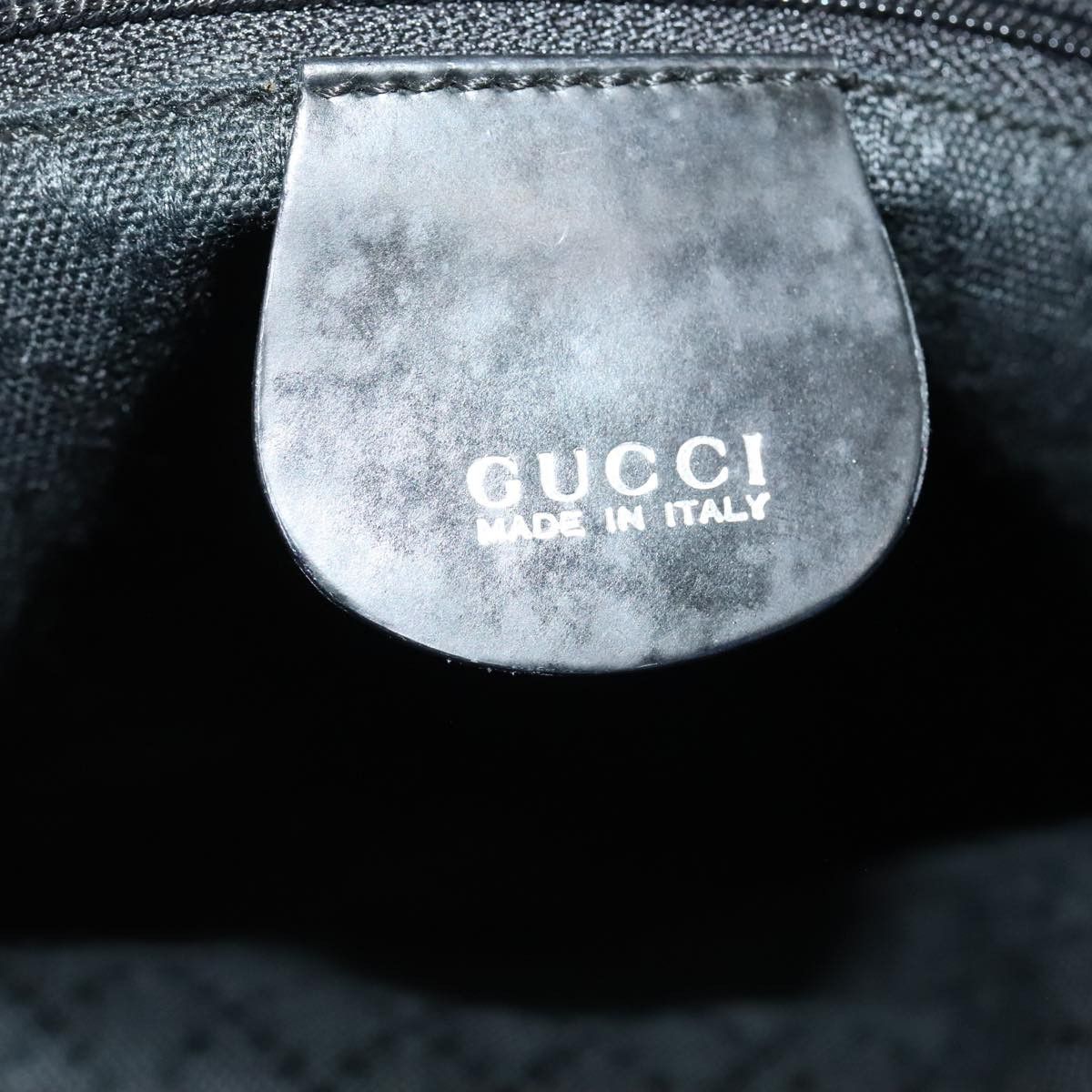 Gucci Bamboo Black Synthetic Handbag (Pre-Owned) Size ONE SIZE - 8 Thumbnail