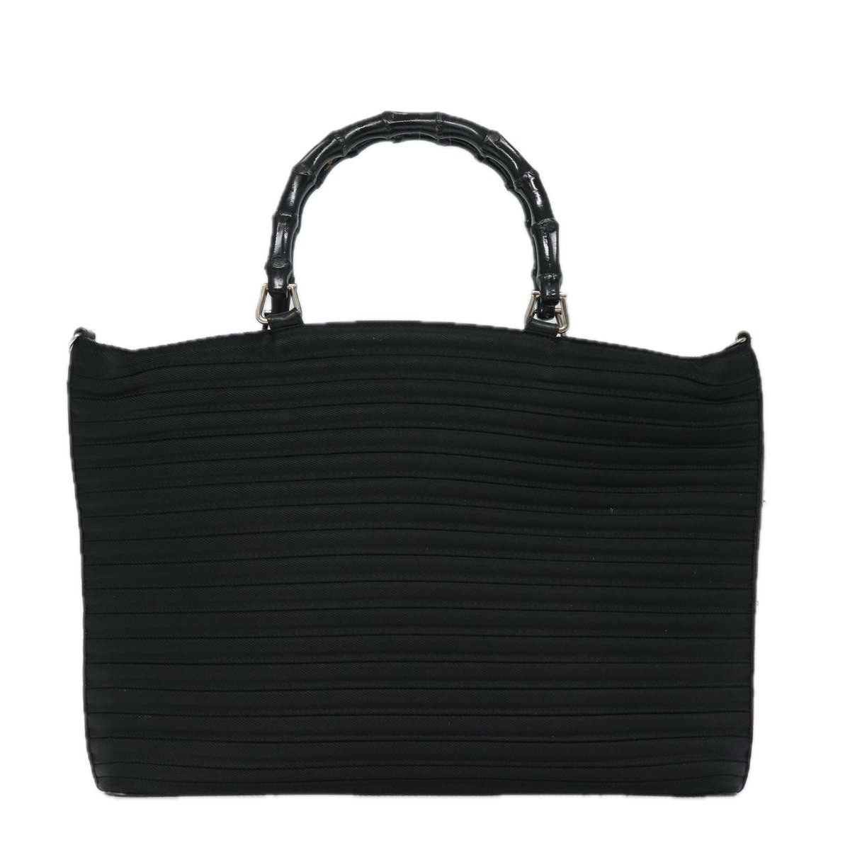 Gucci Bamboo Black Synthetic Handbag (Pre-Owned) Size ONE SIZE - 2 Thumbnail