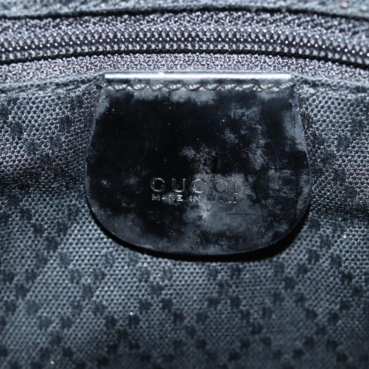 Gucci Bamboo Black Synthetic Handbag (Pre-Owned) Size ONE SIZE - 8 Thumbnail