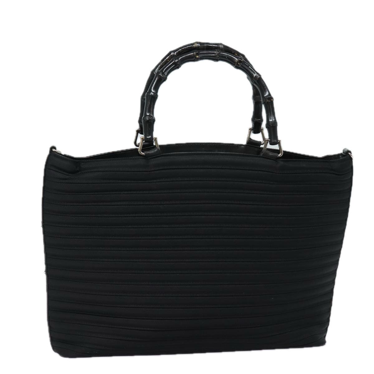 Gucci Bamboo Black Synthetic Handbag (Pre-Owned) Size ONE SIZE - 19 Thumbnail