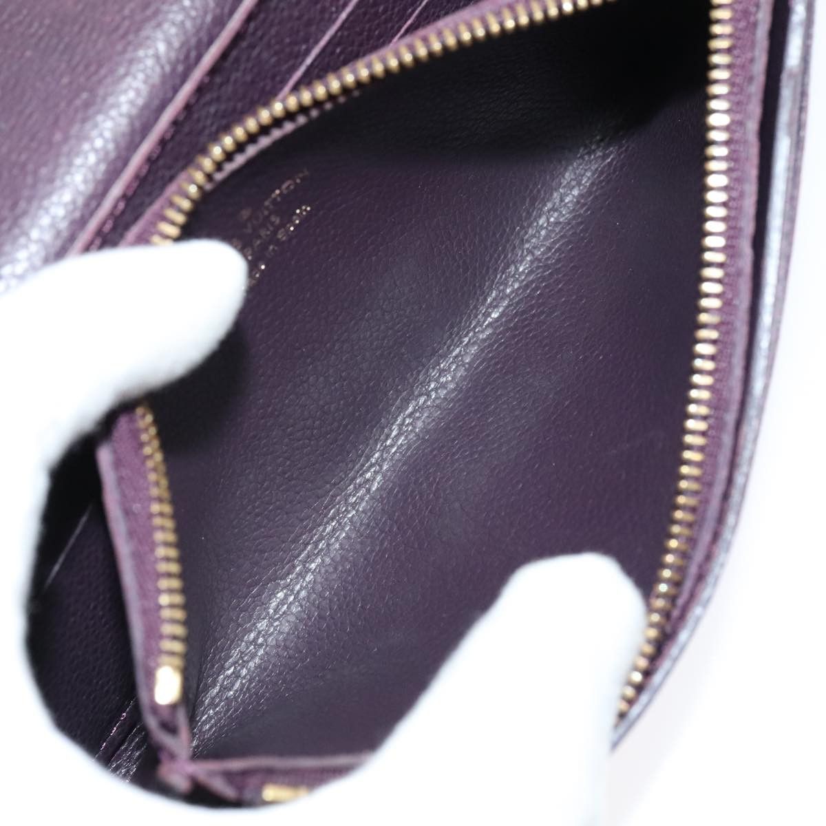 Louis Vuitton Sarah Purple Leather Wallet (Pre-Owned) Size ONE SIZE - 17 Thumbnail