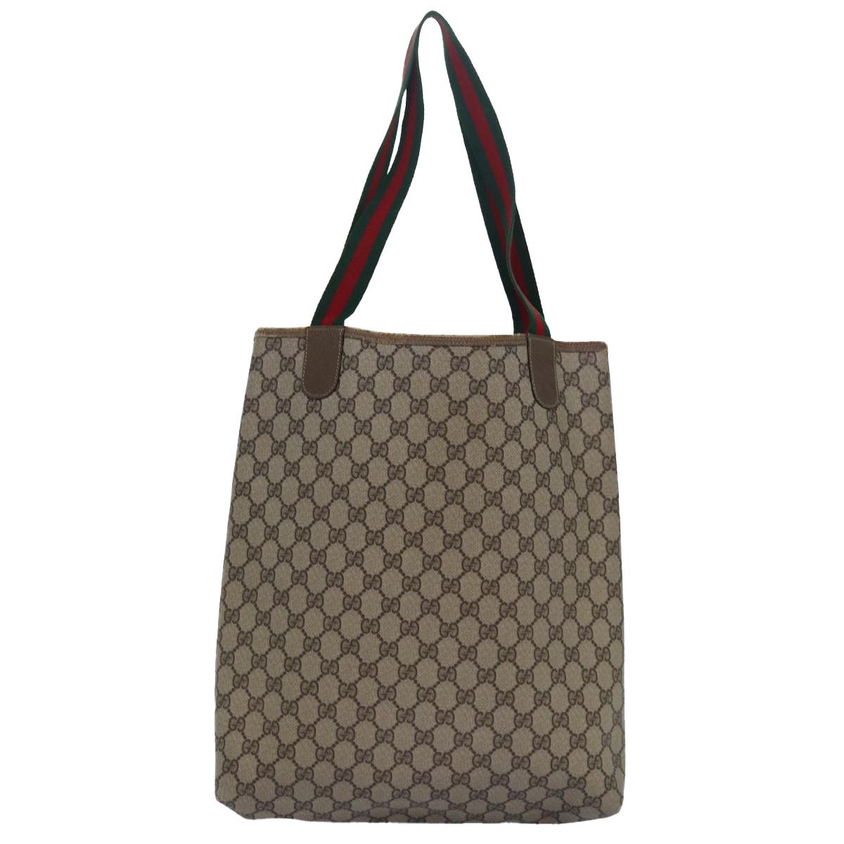 Gucci Sherry Beige Canvas Tote Bag (Pre-Owned) Size ONE SIZE - 2 Thumbnail