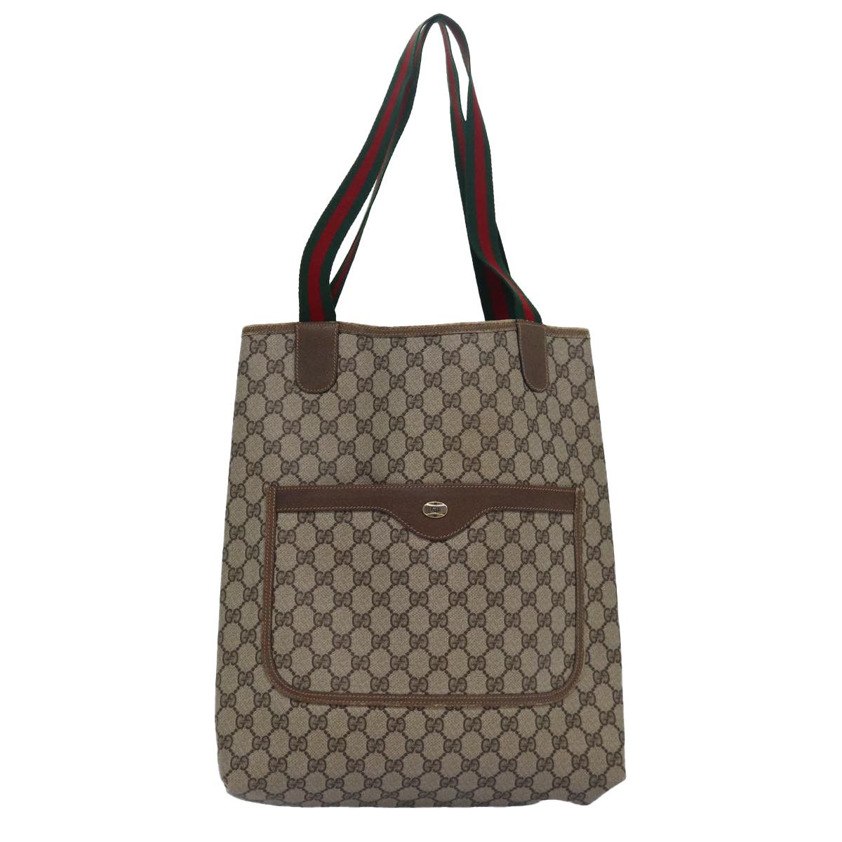 Gucci Sherry Beige Canvas Tote Bag (Pre-Owned) Size ONE SIZE - 11 Thumbnail