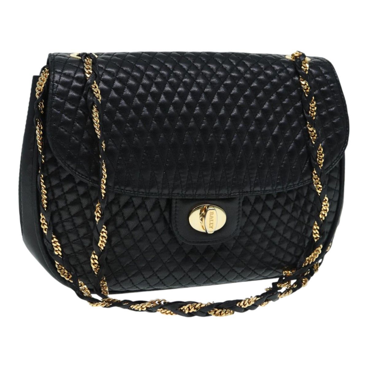 Bally Black Leather Shoulder Bag (Pre-Owned) Size ONE SIZE - 16 Thumbnail