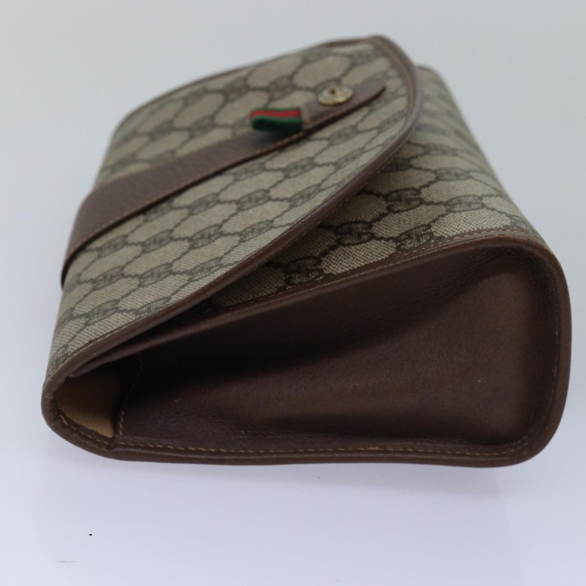 Gucci Ophidia Brown Canvas Clutch Bag (Pre-Owned) Size ONE SIZE - 11 Thumbnail