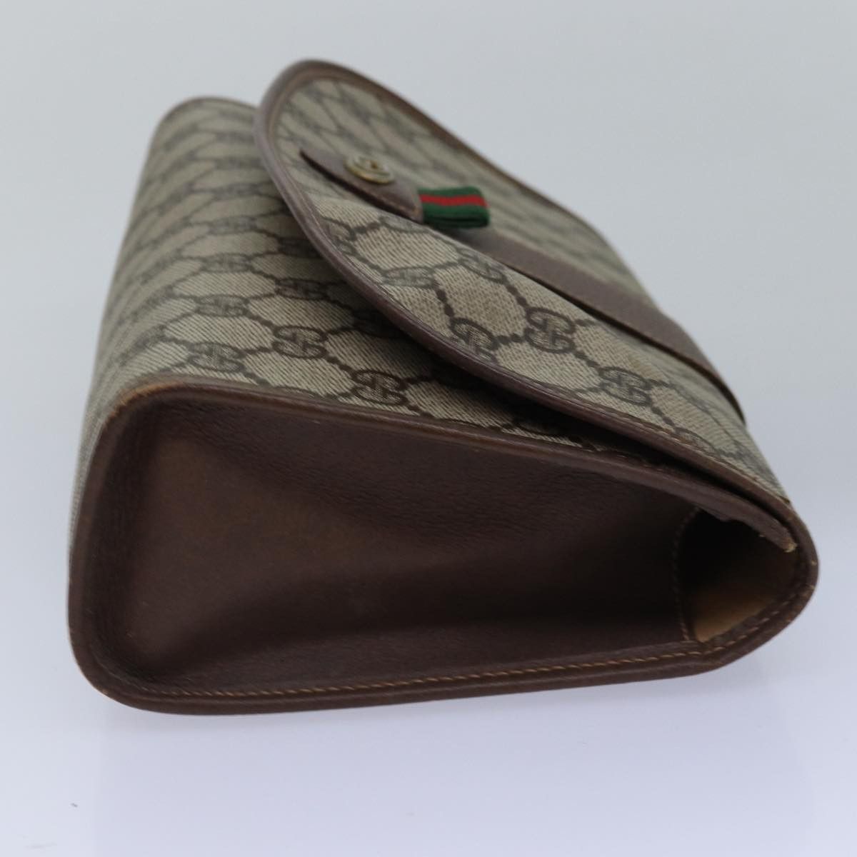 Gucci Ophidia Brown Canvas Clutch Bag (Pre-Owned) Size ONE SIZE - 12 Thumbnail