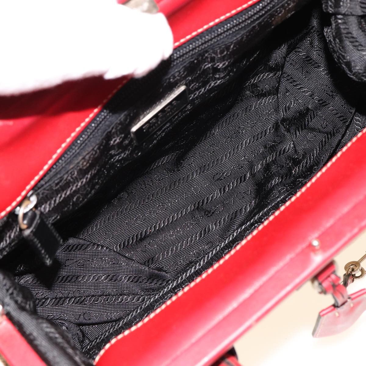 Prada Ecru Canvas Handbag (Pre-Owned) Size ONE SIZE - 5 Thumbnail