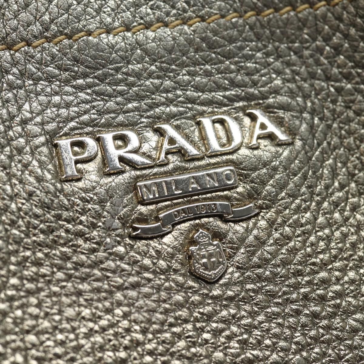 Prada Gold Leather Shoulder Bag (Pre-Owned) Size ONE SIZE - 8 Thumbnail