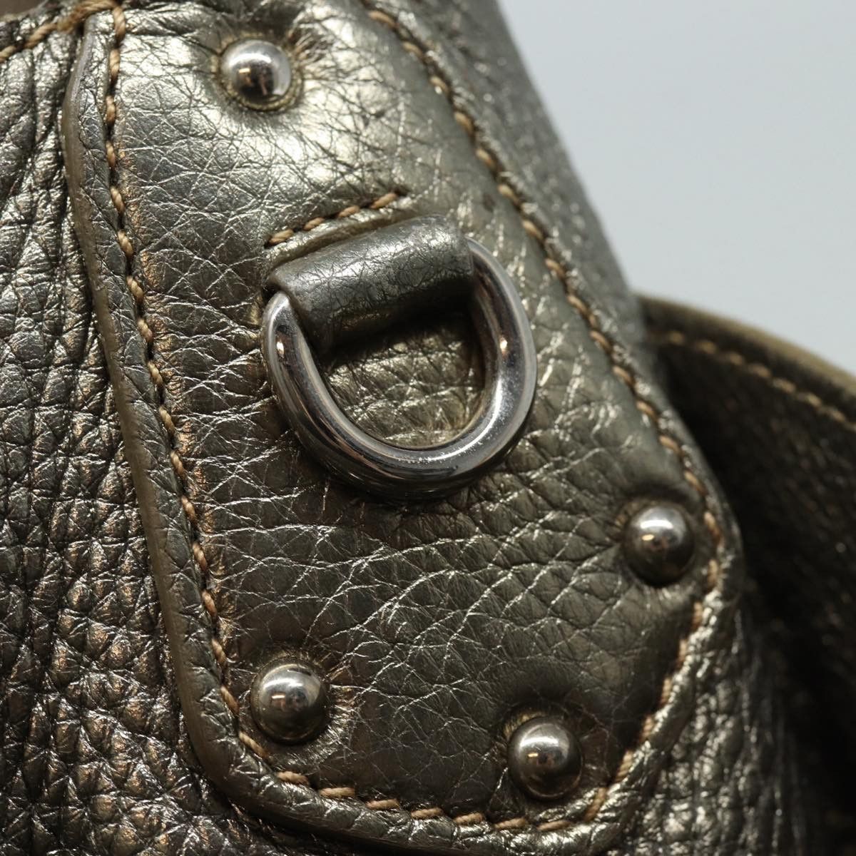 Prada Gold Leather Shoulder Bag (Pre-Owned) Size ONE SIZE - 18 Thumbnail
