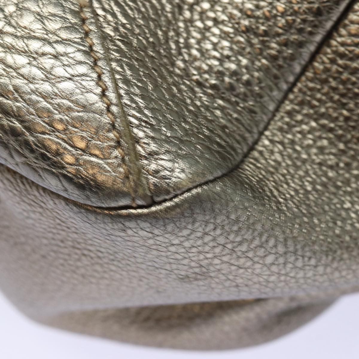 Prada Gold Leather Shoulder Bag (Pre-Owned) Size ONE SIZE - 16 Thumbnail