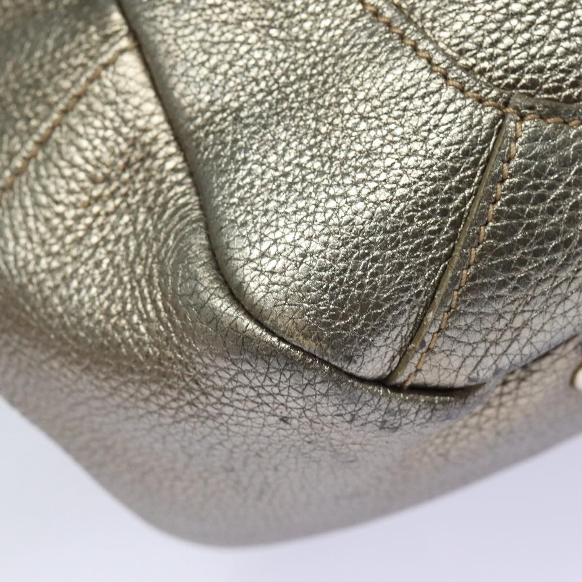 Prada Gold Leather Shoulder Bag (Pre-Owned) Size ONE SIZE - 13 Thumbnail
