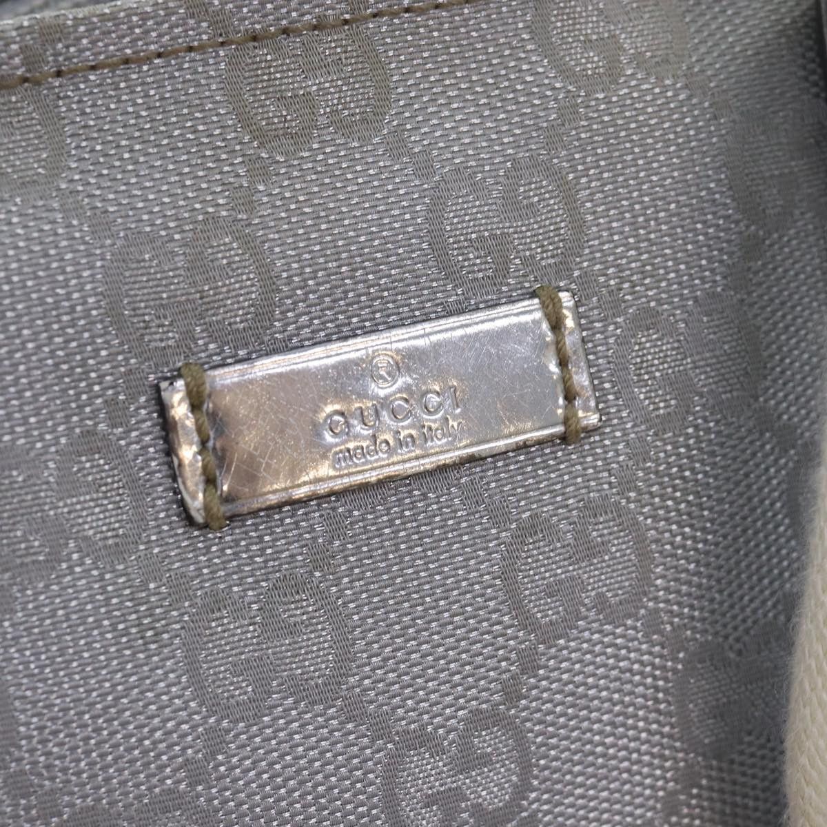 Gucci Gg Canvas Silver Canvas Tote Bag (Pre-Owned) Size ONE SIZE - 18 Thumbnail