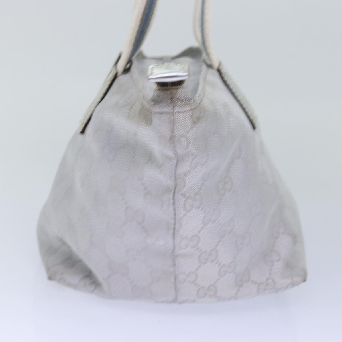 Gucci Gg Canvas Silver Canvas Tote Bag (Pre-Owned) Size ONE SIZE - 13 Thumbnail