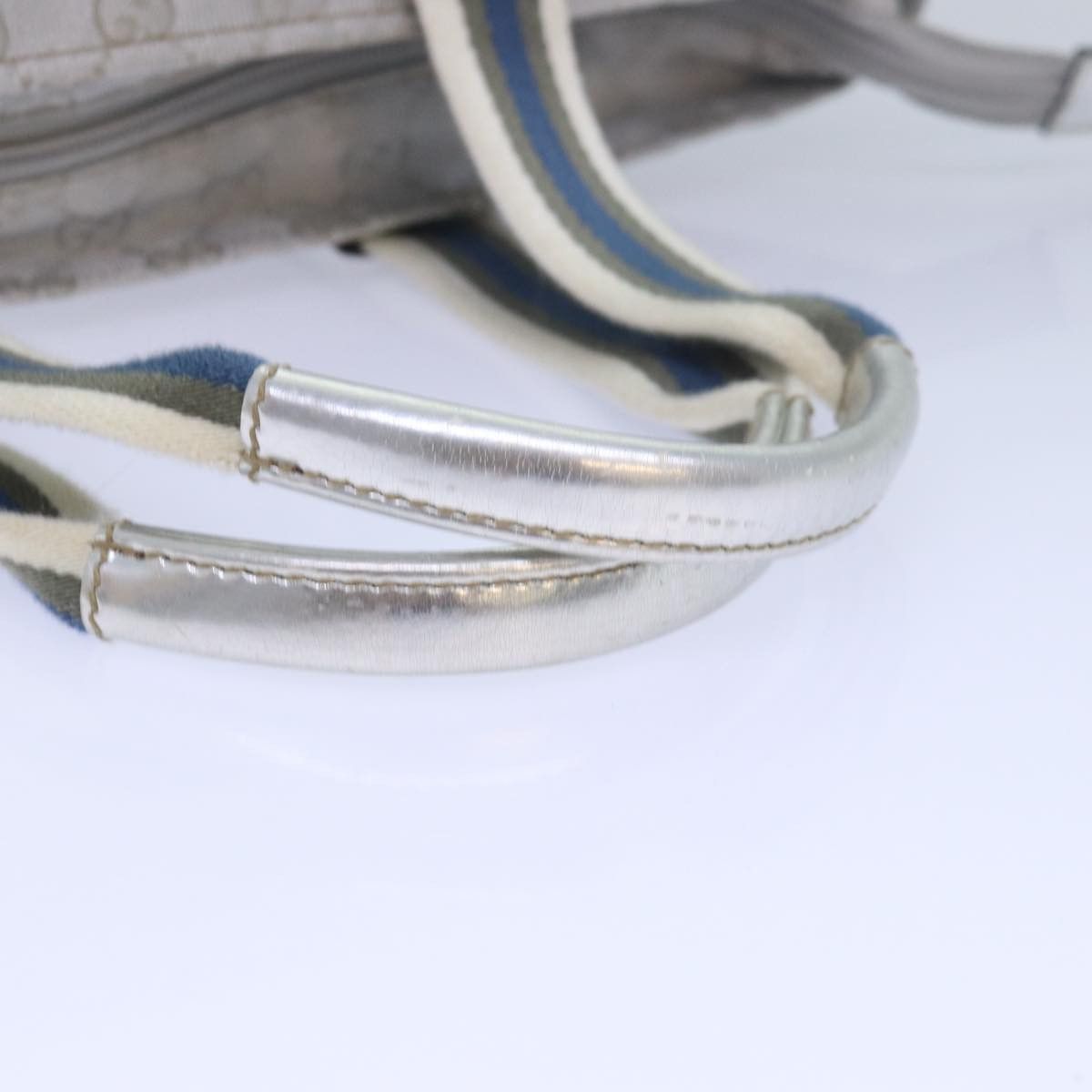 Gucci Gg Canvas Silver Canvas Tote Bag (Pre-Owned) Size ONE SIZE - 15 Thumbnail