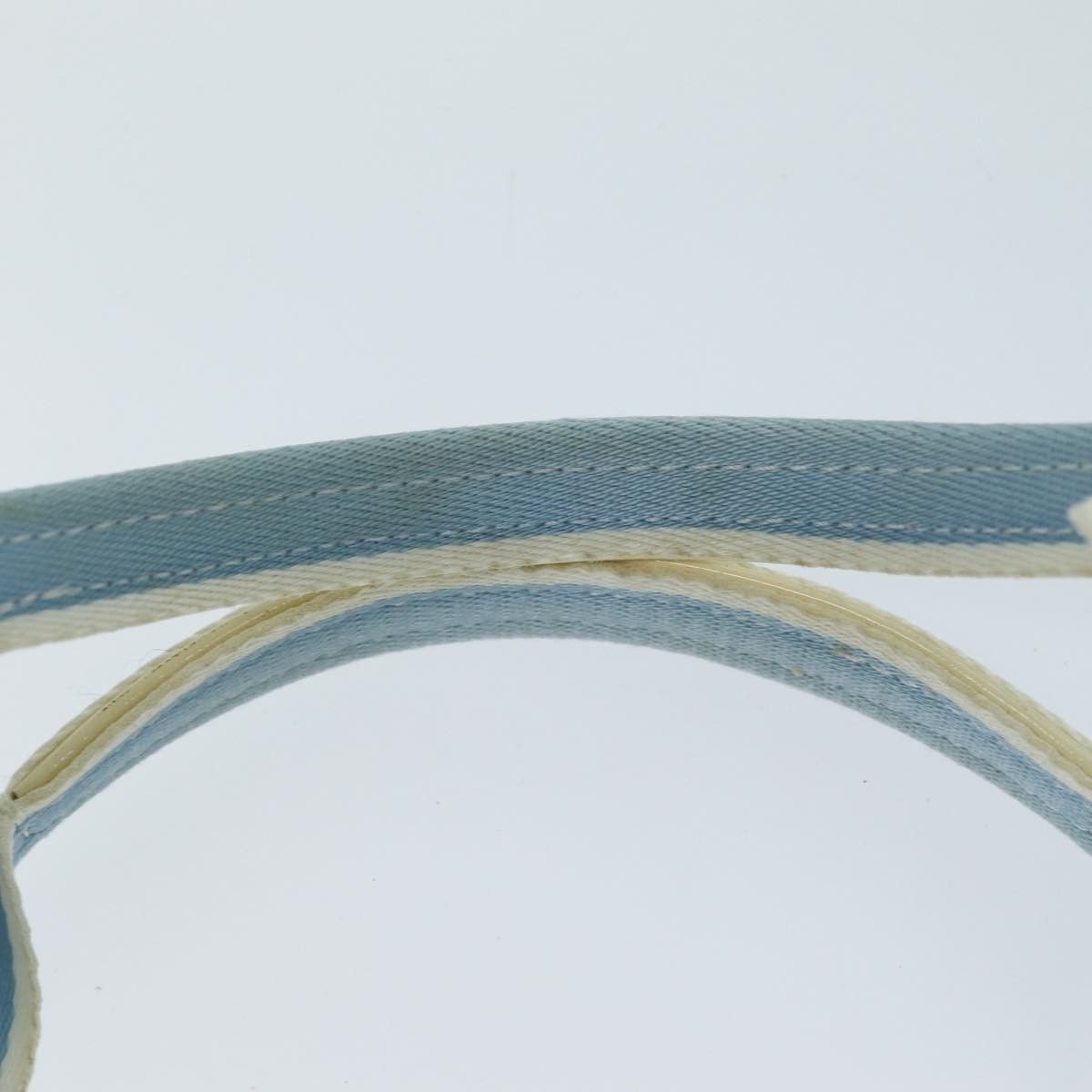 Dior Trotter Blue Canvas Handbag (Pre-Owned) Size ONE SIZE - 11 Thumbnail