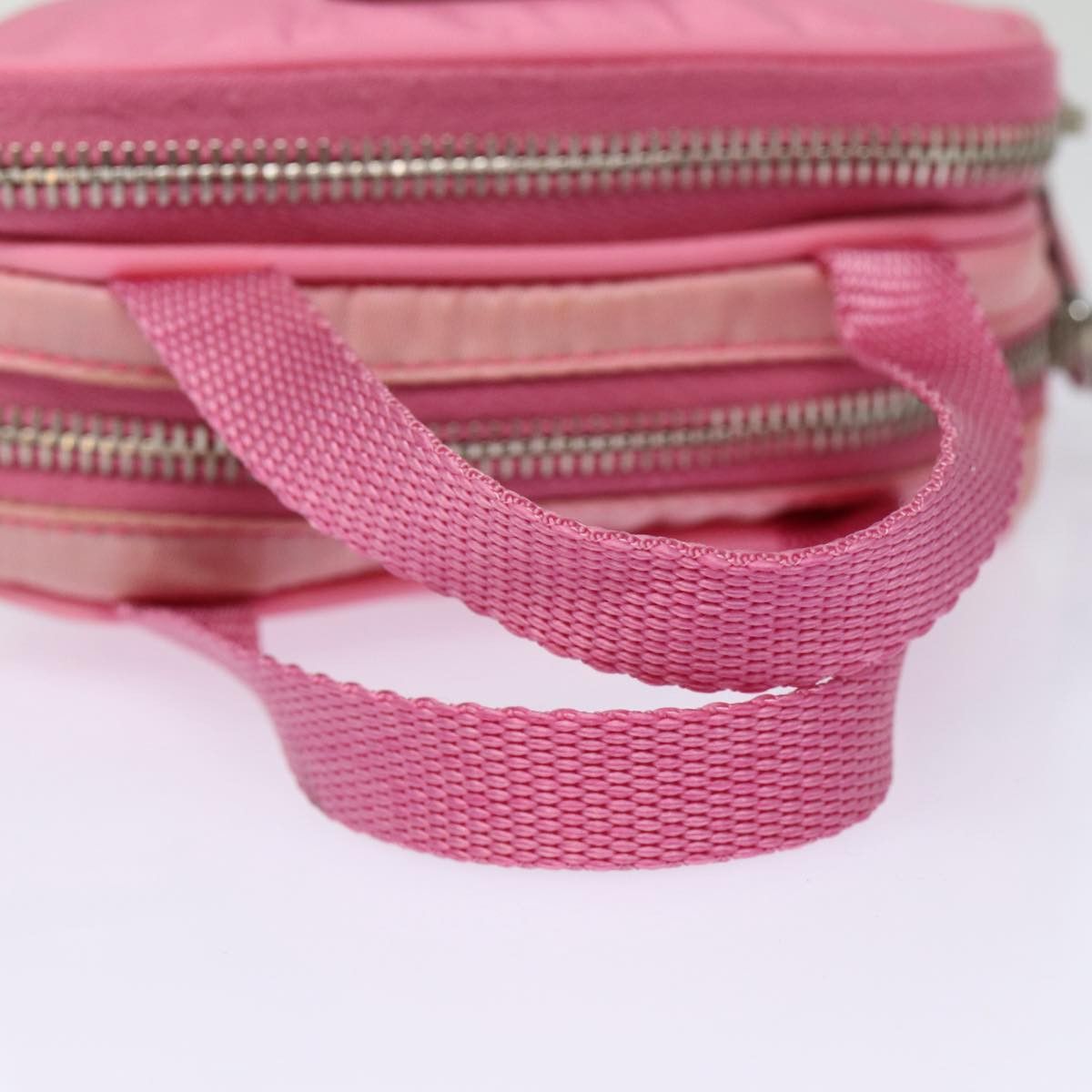 Prada Tessuto Pink Synthetic Handbag (Pre-Owned) Size ONE SIZE - 4 Thumbnail