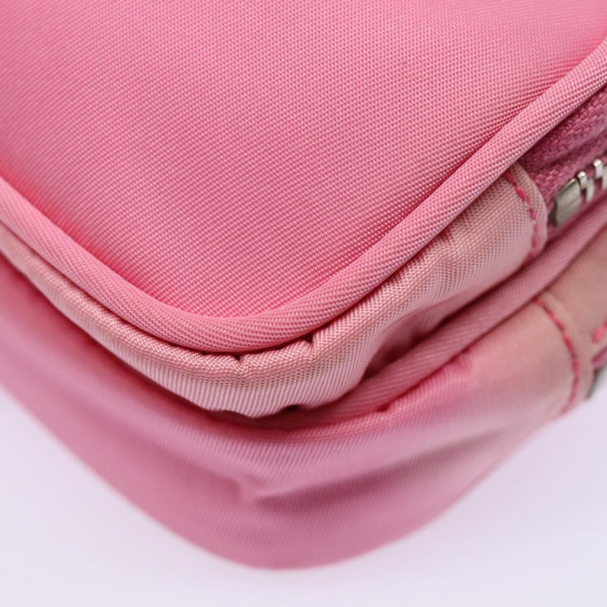 Prada Tessuto Pink Synthetic Handbag (Pre-Owned) Size ONE SIZE - 13 Thumbnail