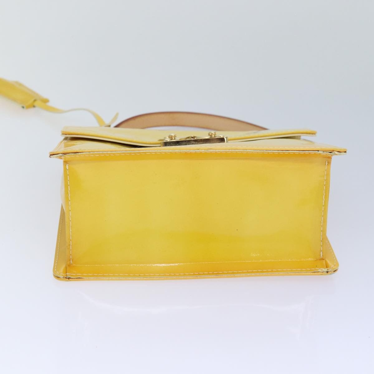 Louis Vuitton Spring Street Yellow Patent Leather Handbag (Pre-Owned) Size ONE SIZE - 14 Thumbnail