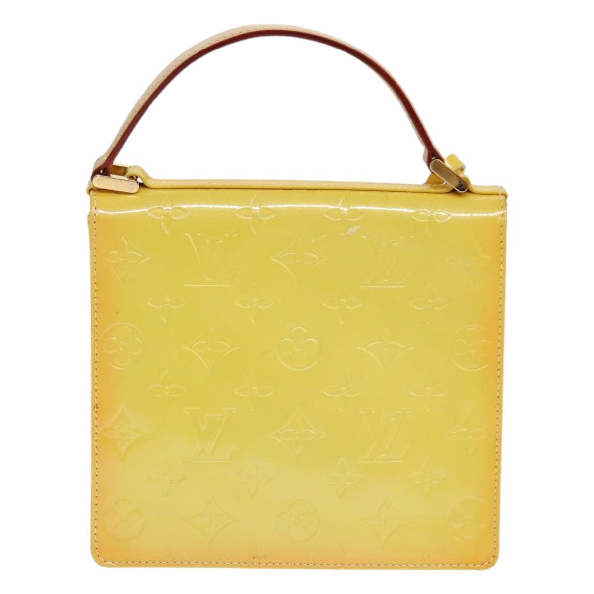 Louis Vuitton Spring Street Yellow Patent Leather Handbag (Pre-Owned) Size ONE SIZE - 2 Thumbnail