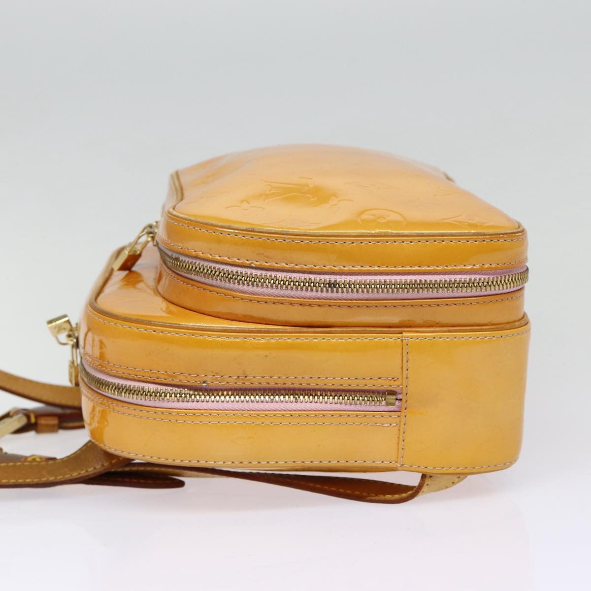 Louis Vuitton Marshmallow Beige Patent Leather Backpack Bag (Pre-Owned) Size ONE SIZE - 13 Thumbnail