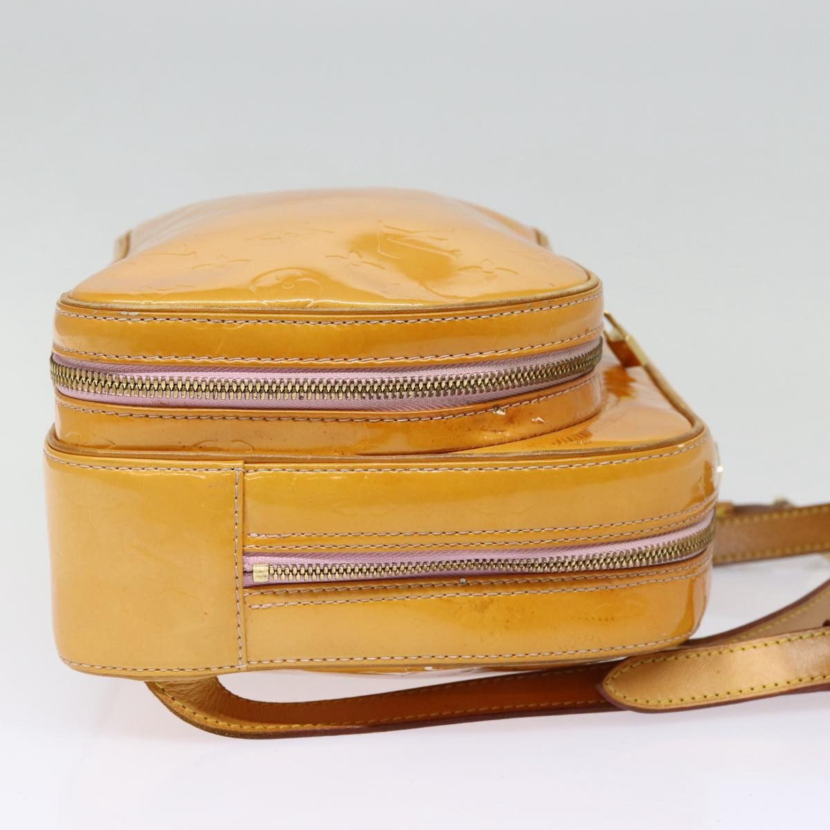 Louis Vuitton Marshmallow Beige Patent Leather Backpack Bag (Pre-Owned) Size ONE SIZE - 3 Thumbnail