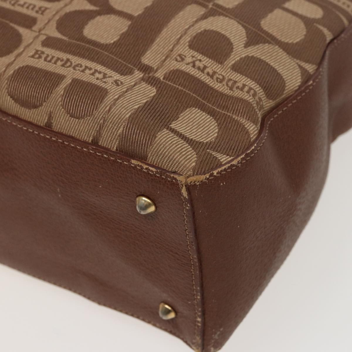 Burberry Brown Canvas Shoulder Bag (Pre-Owned) Size ONE SIZE - 11 Thumbnail