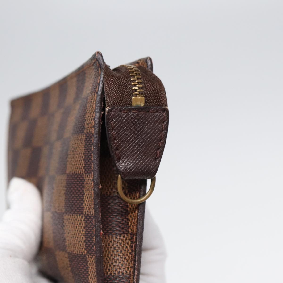 Louis Vuitton Poche Toilette Brown Canvas Clutch Bag (Pre-Owned) Size ONE SIZE - 14 Thumbnail